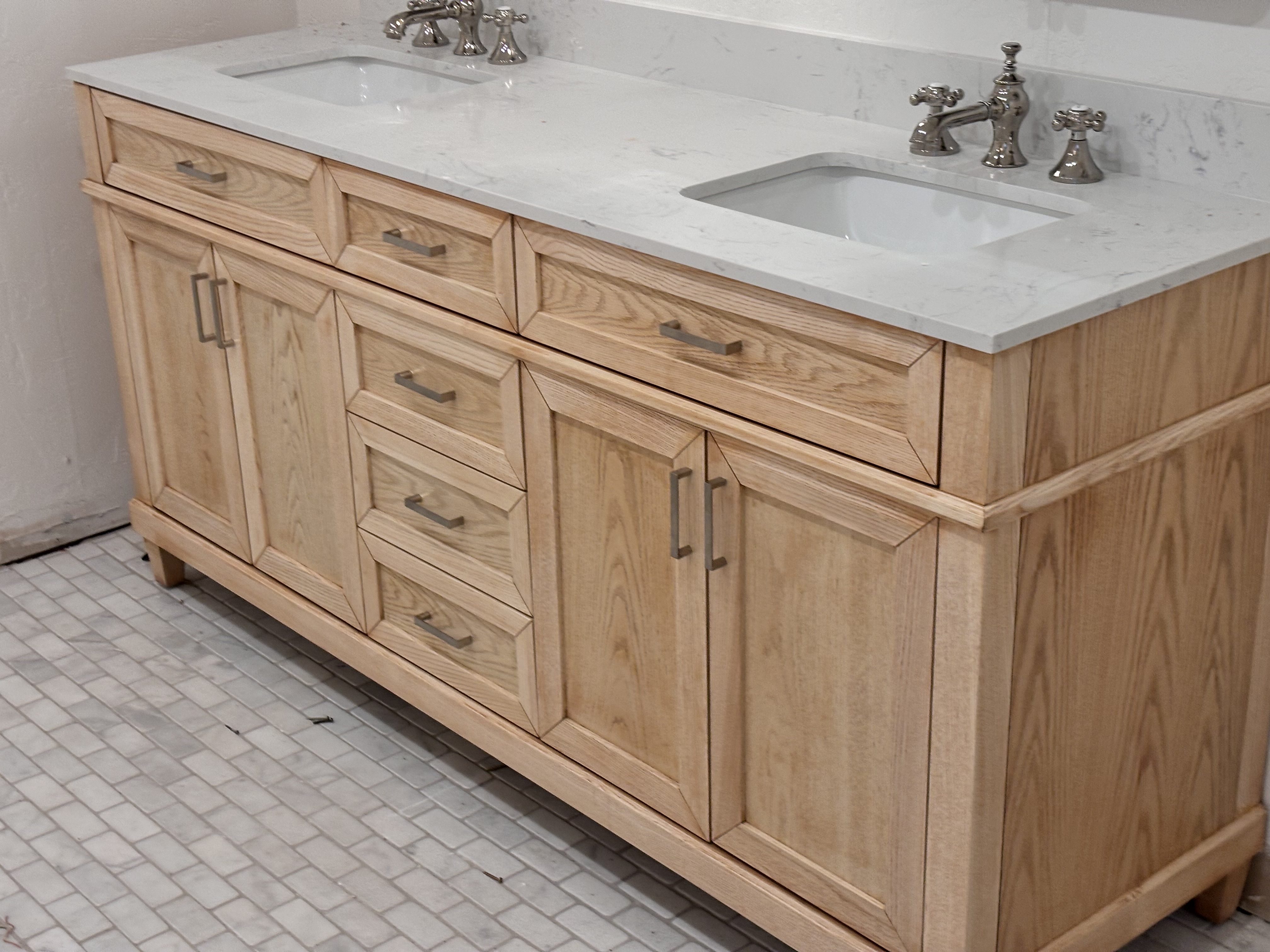Finished sink and cabinet work by IBR Saldana